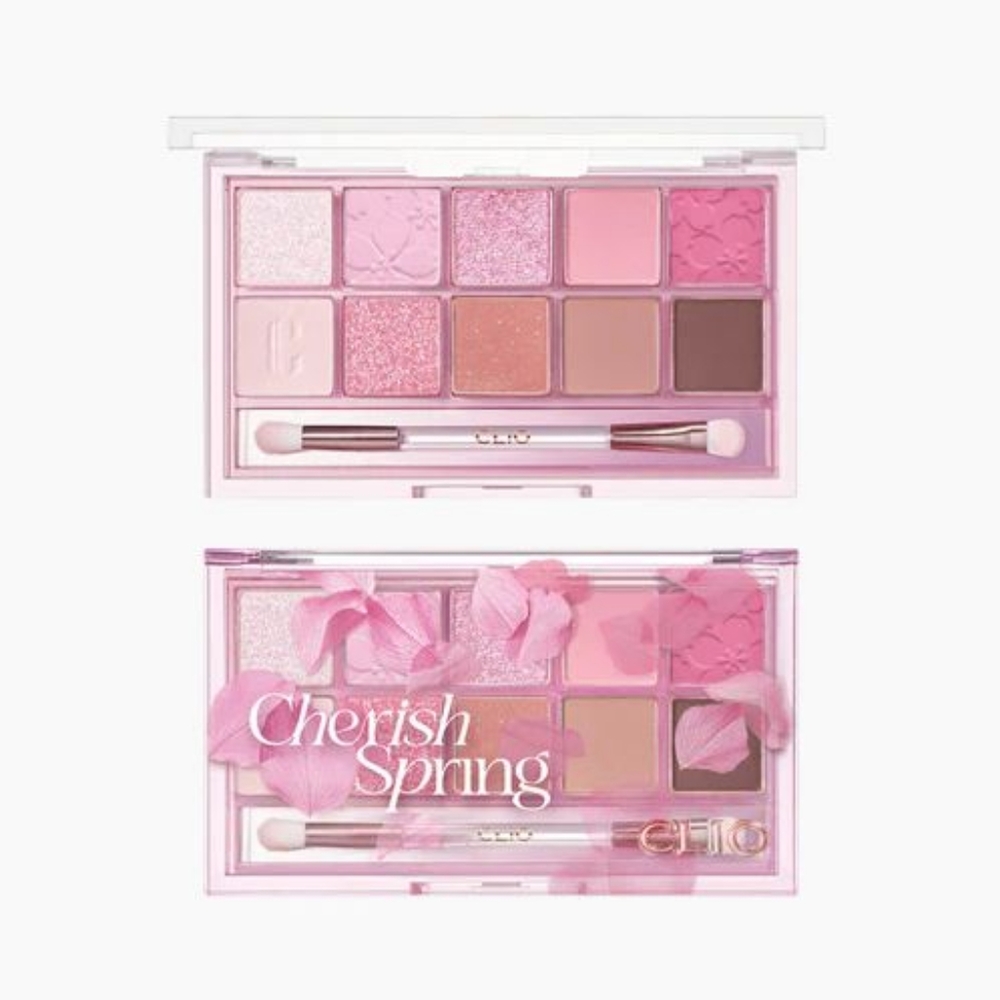 Clio Cherish Spring Palette and Floral Tea Garden Kill Cover Cushion Kbeauty